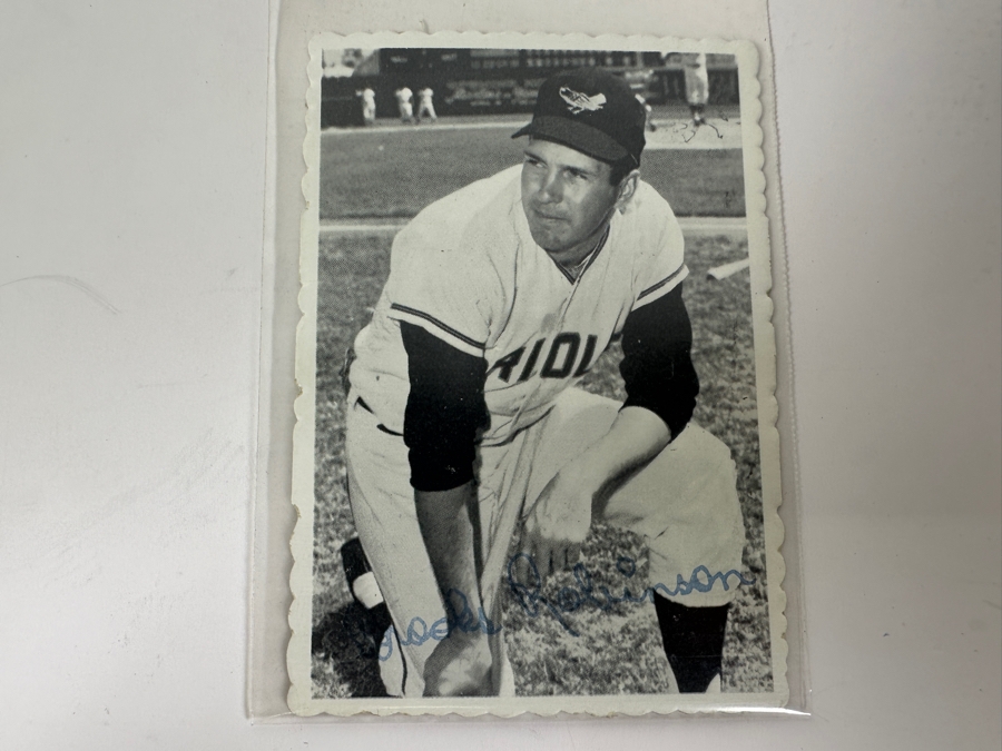 Vintage Brooks Robinson TCG Topps Deckle Edge No. 1 Of 33 Photo Baseball Card [Photo 1]