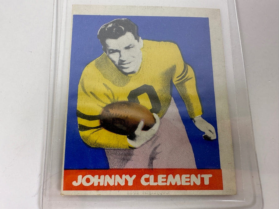 1948 Leaf Gum Co. #47 John Clement Pittsburgh Steelers Football Card [Photo 1]