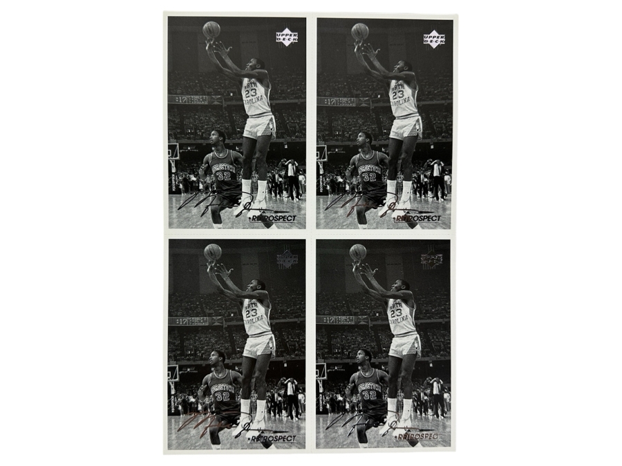Upper Deck Michael Jordan Uncut B&W Postcards MJR2 Set Of Four 1998