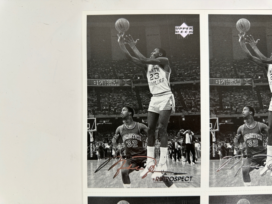 Upper Deck Michael Jordan Uncut B&W Postcards MJR2 Set Of Four 1998 [Photo 2]