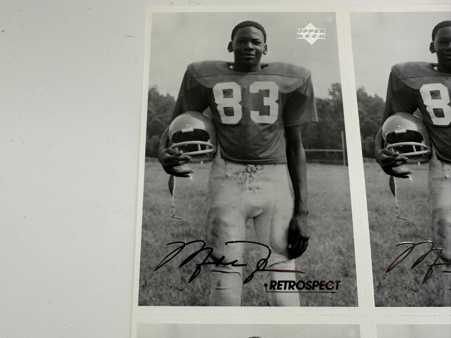Upper Deck Michael Jordan Uncut B&W Postcards MJR1 Set Of Four 1998 [Photo 2]