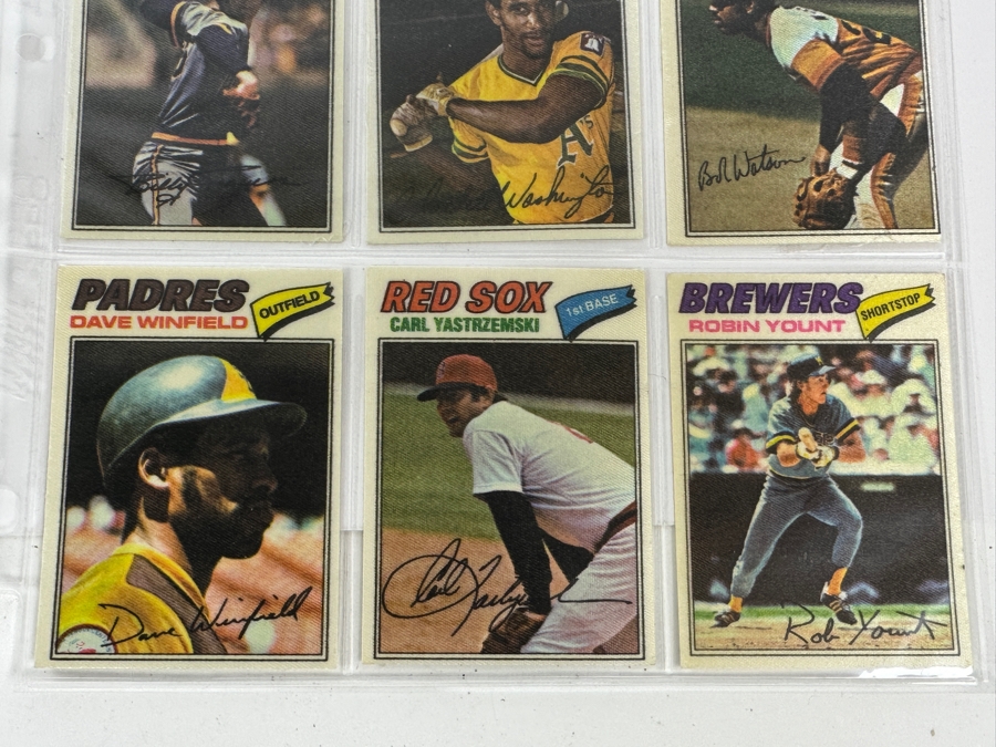 Vintage 1977 Topps Chewing Gum MLB Baseball Stickers 54 Total [Photo 20]