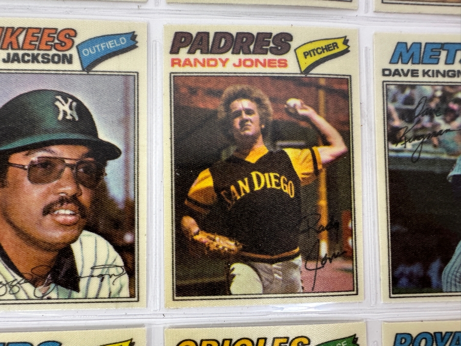 Vintage 1977 Topps Chewing Gum MLB Baseball Stickers 54 Total [Photo 11]