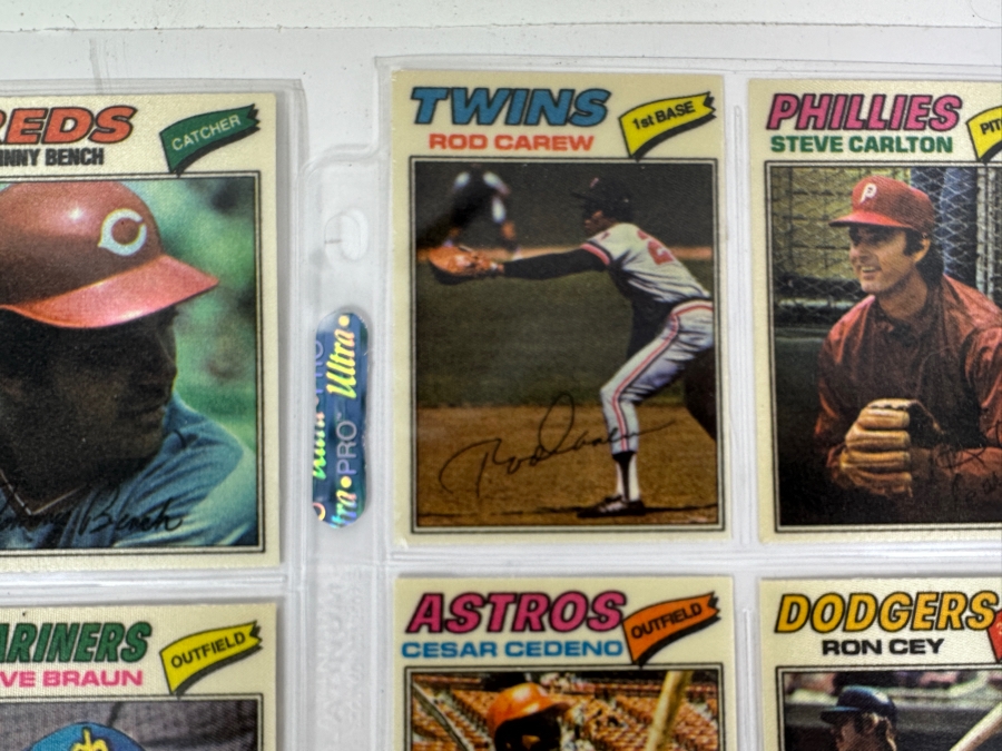 Vintage 1977 Topps Chewing Gum MLB Baseball Stickers 54 Total [Photo 8]