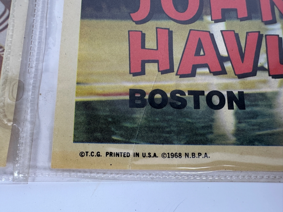 1968 TCG Topps Chewing Gum NBA 8 X 10 Posters Prints: Earl Monroe, Billy Cunningham & John Havlicek [Photo 4]