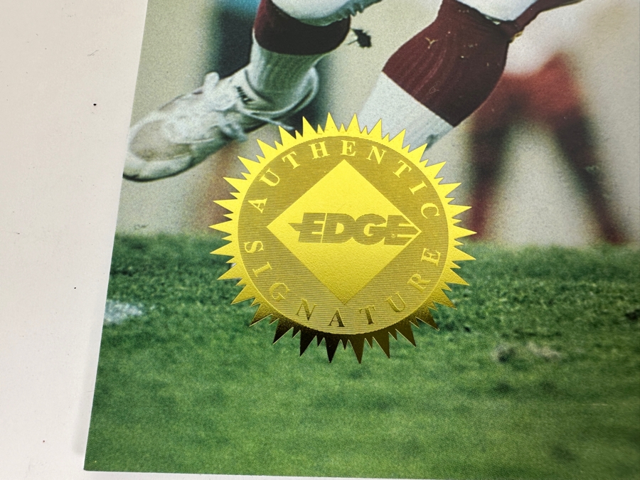 Bob Lilly Autographed Limited Edition Giant Time Warp Card #40 With COA Collector's Edge Of Tennessee 8 X 10 [Photo 4]