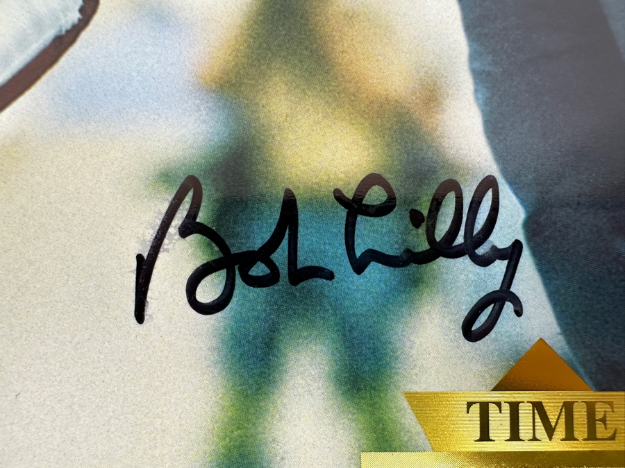 Bob Lilly Autographed Limited Edition Giant Time Warp Card #40 With COA Collector's Edge Of Tennessee 8 X 10 [Photo 3]