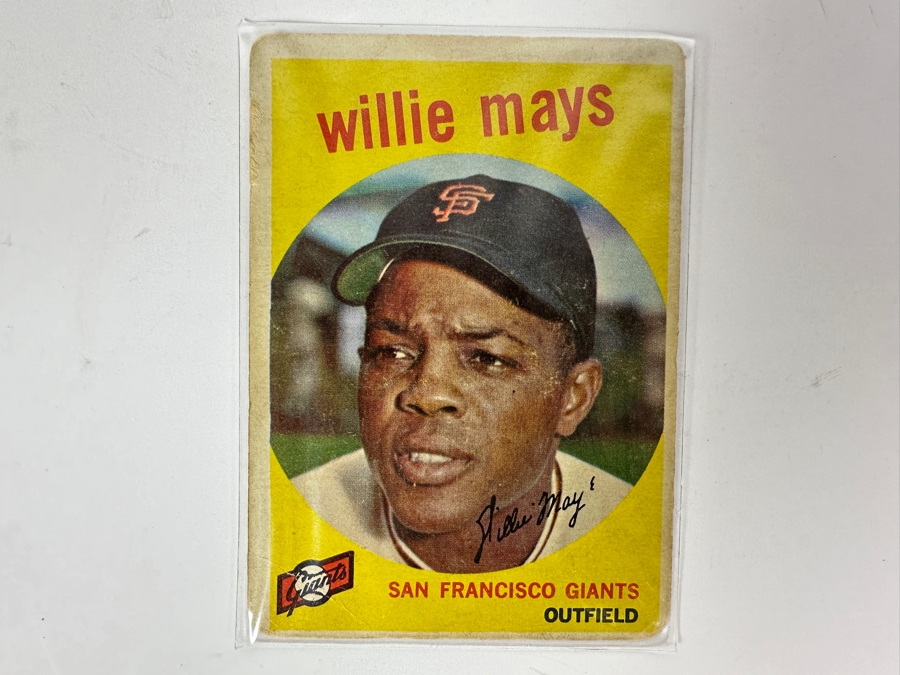 1959 Topps #50 Willie Mays San Francisco Giants Baseball Card