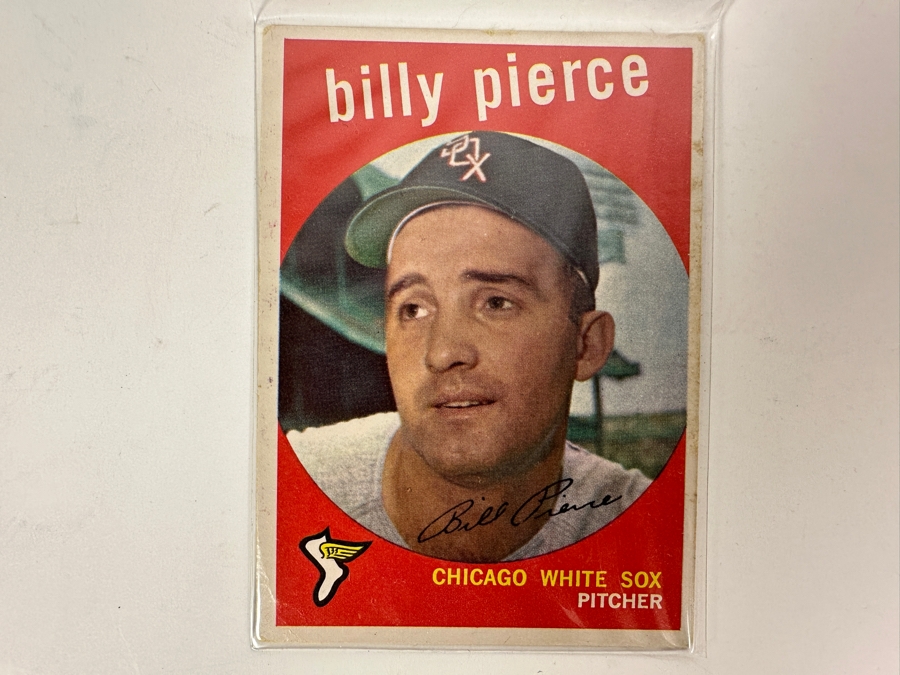 1959 Topps #410 Billy Pierce Chicago White Sox Baseball Card