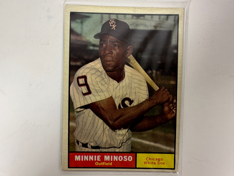 1961 Topps #138 Minnie Minoso Chicago White Sox Baseball Card