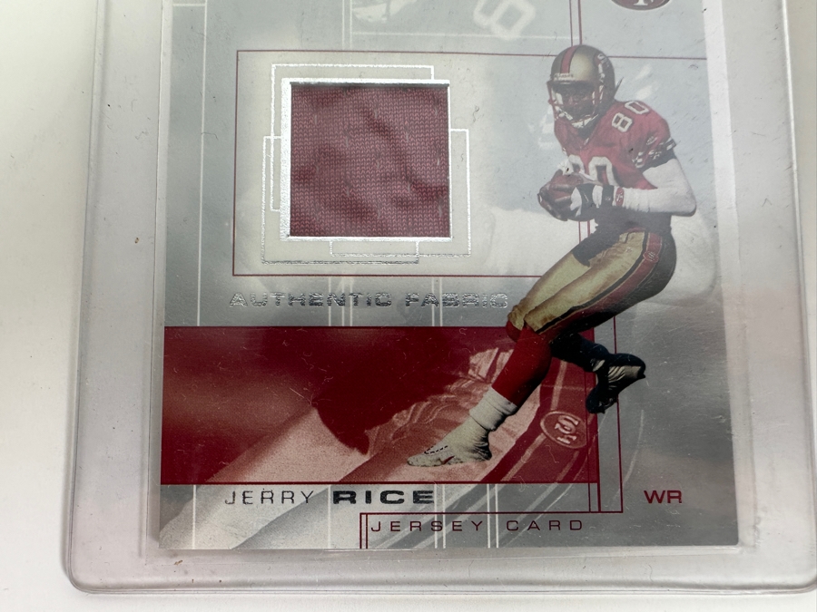 Upper Deck SP 2001 Jerry Rice San Francisco 49ers Game-Used Jersey Football Card [Photo 2]