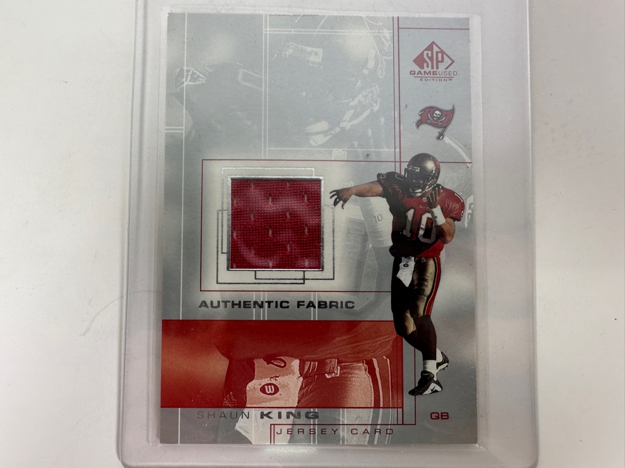 Upper Deck SP 2001 Shaun King San Francisco 49ers Game-Used Jersey Football Card [Photo 1]