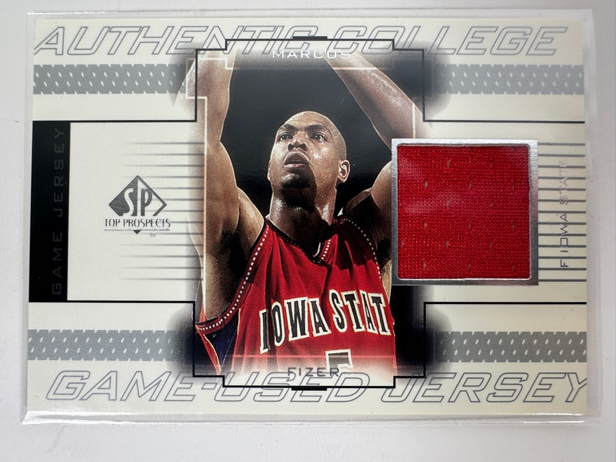 Upper Deck 2000 Marcus Fizer Game-Used Iowa State Jersey Basketball Card [Photo 1]