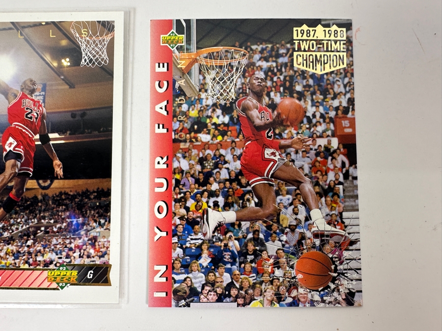 3 Upper Deck Michael Jordan Chicago Bulls NBA Basketball Cards [Photo 4]
