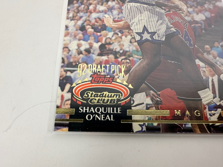Topps Stadium Club 1993 Shaquille O'Neal Rookie Orlando Magic Basketball Card [Photo 2]