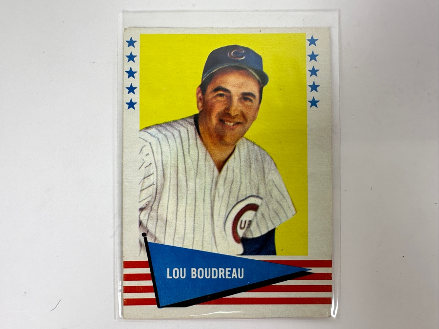 1961 Fleer #94 Lou Boudreau Baseball Card
