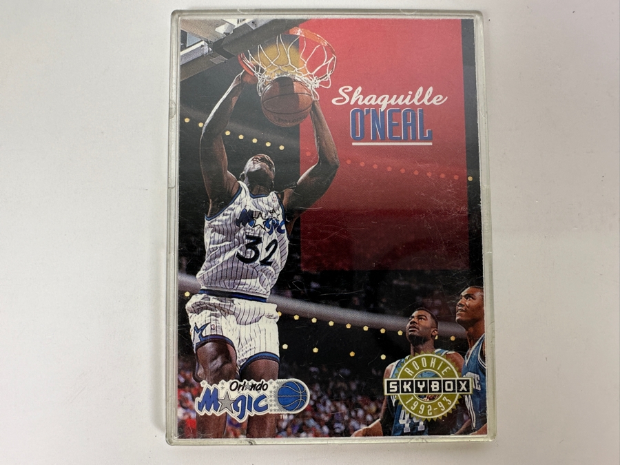 Shaquille O'Neal Sky Box rookie on sale card 1993