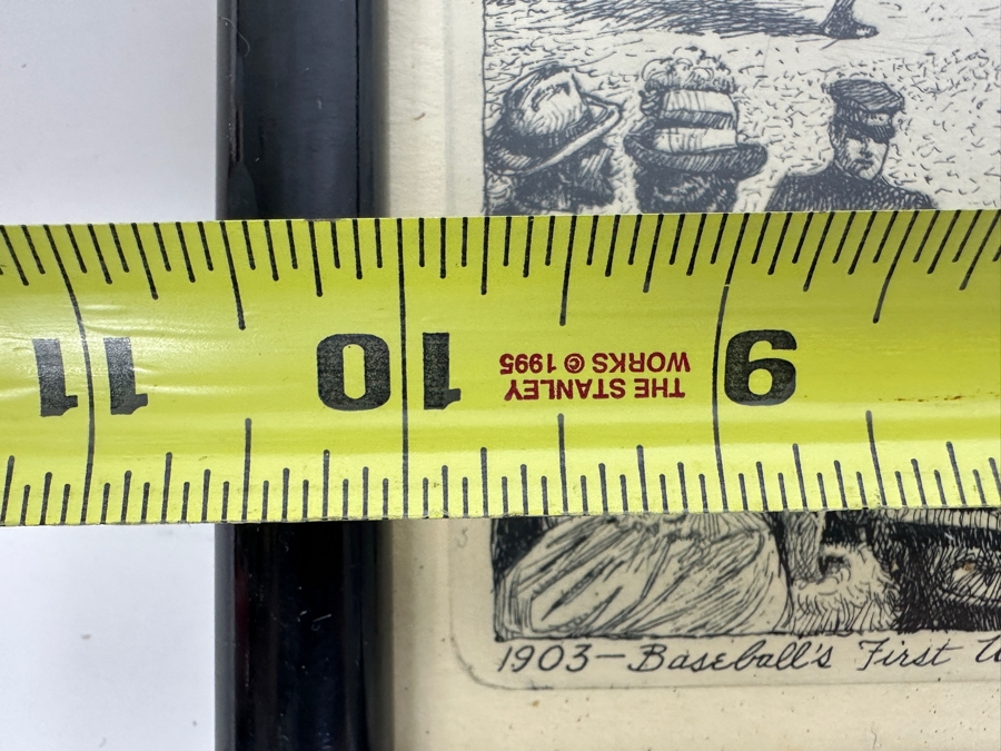 Framed Print Of The 1903 First Modern Major League Baseball World's Series Game Between The Bostons And The Pittsburghs By Empire Box Corporation 10 X 8 [Photo 12]