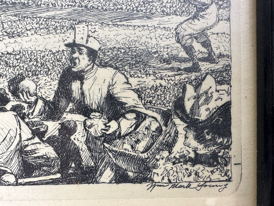 Framed Print Of The 1903 First Modern Major League Baseball World's Series Game Between The Bostons And The Pittsburghs By Empire Box Corporation 10 X 8 [Photo 9]