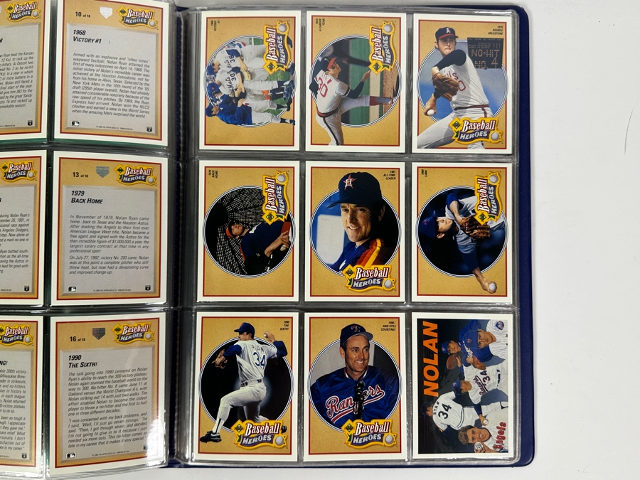1986 Donruss The Rookies Baseball Cards: Bo Jackson, Barry Bonds, Jose Canseco, Wally Joyner, Bobby Bonilla & More 54 Rookie Cards Total Plus Upper Deck 1990 Baseball Heroes Nolan Ryan Cards 18 Cards - Total Of 72 Cards - See Photos [Photo 18]