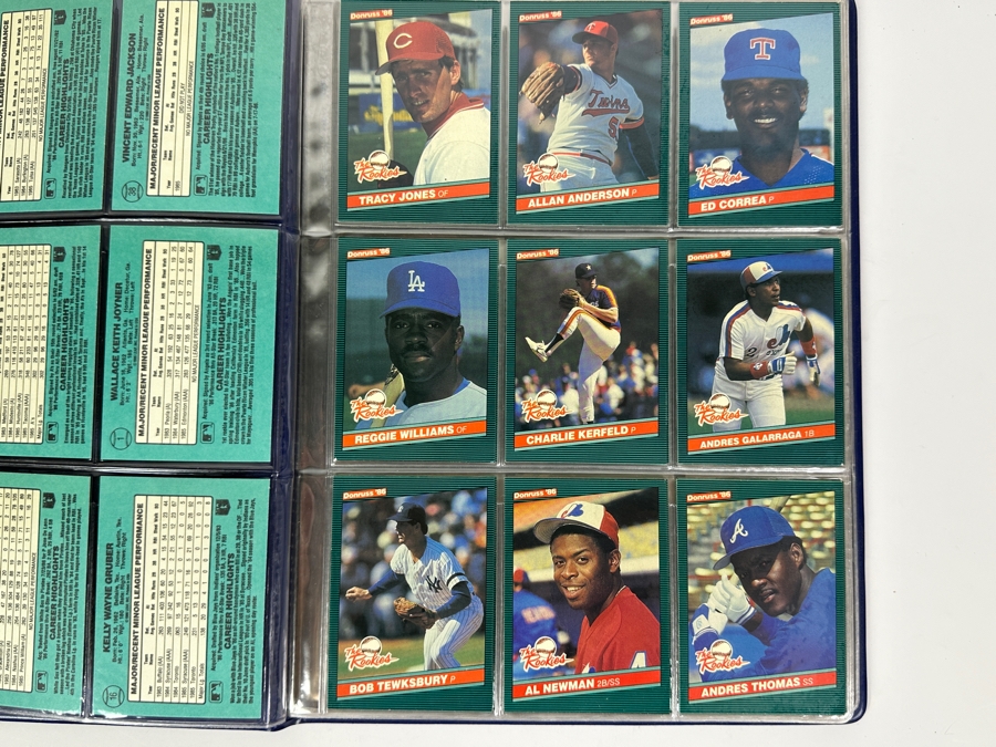 1986 Donruss The Rookies Baseball Cards: Bo Jackson, Barry Bonds, Jose Canseco, Wally Joyner, Bobby Bonilla & More 54 Rookie Cards Total Plus Upper Deck 1990 Baseball Heroes Nolan Ryan Cards 18 Cards - Total Of 72 Cards - See Photos [Photo 7]