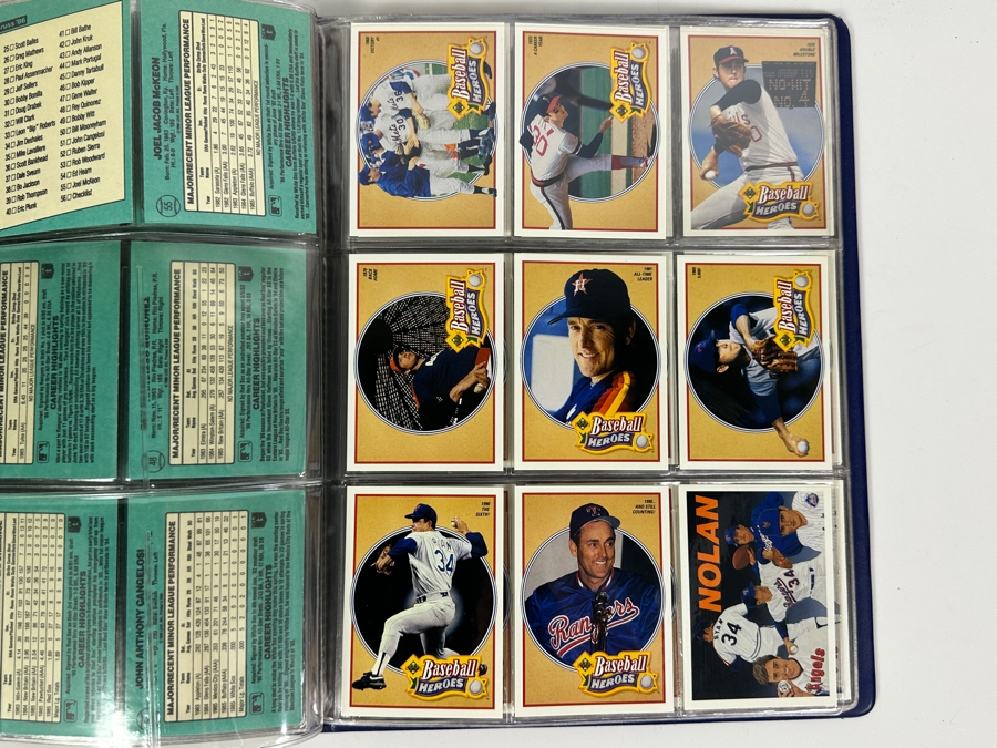 1986 Donruss The Rookies Baseball Cards: Bo Jackson, Barry Bonds, Jose Canseco, Wally Joyner, Bobby Bonilla & More 54 Rookie Cards Total Plus Upper Deck 1990 Baseball Heroes Nolan Ryan Cards 18 Cards - Total Of 72 Cards - See Photos [Photo 15]