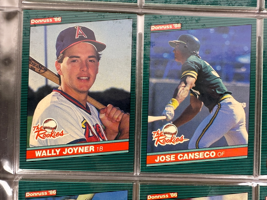 1986 Donruss The Rookies Baseball Cards: Bo Jackson, Barry Bonds, Jose Canseco, Wally Joyner, Bobby Bonilla & More 54 Rookie Cards Total Plus Upper Deck 1990 Baseball Heroes Nolan Ryan Cards 18 Cards - Total Of 72 Cards - See Photos [Photo 4]