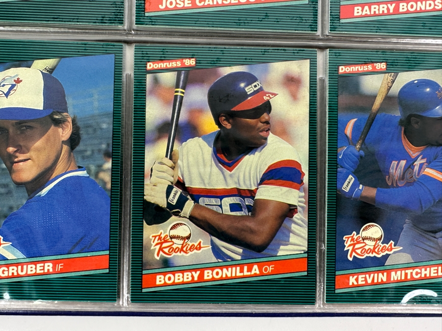 1986 Donruss The Rookies Baseball Cards: Bo Jackson, Barry Bonds, Jose Canseco, Wally Joyner, Bobby Bonilla & More 54 Rookie Cards Total Plus Upper Deck 1990 Baseball Heroes Nolan Ryan Cards 18 Cards - Total Of 72 Cards - See Photos [Photo 5]