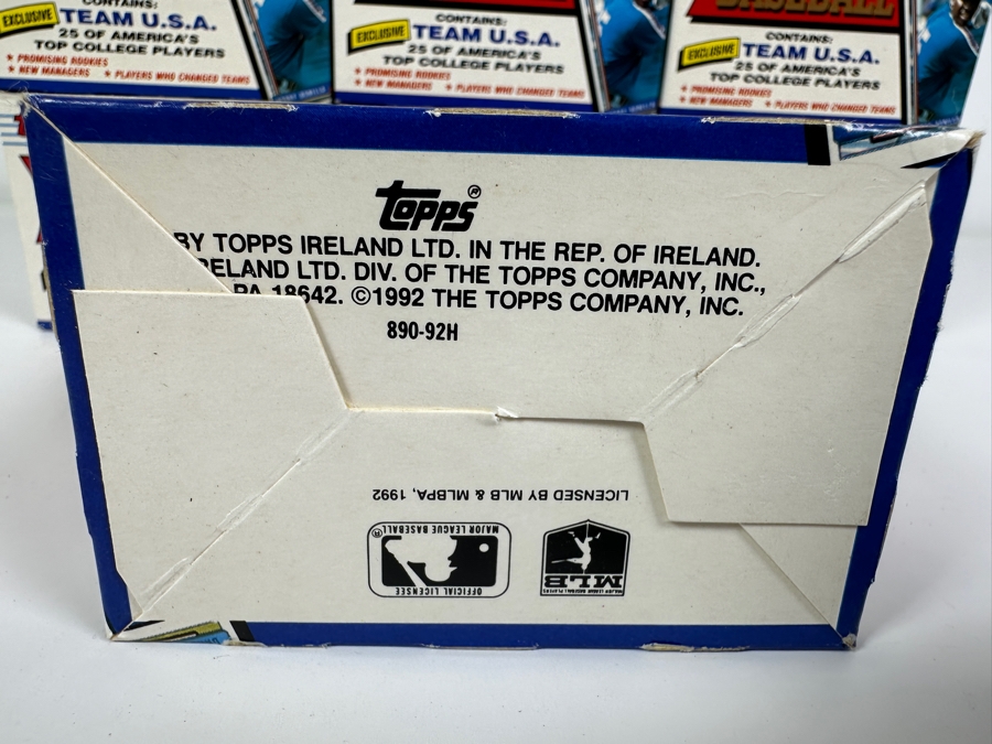 1992 Topps Traded Baseball Cards Box Sets - Each Contains 25 Of America's Top College Players & Rookie Cards - Total Of 9 Sets Of Cards [Photo 6]