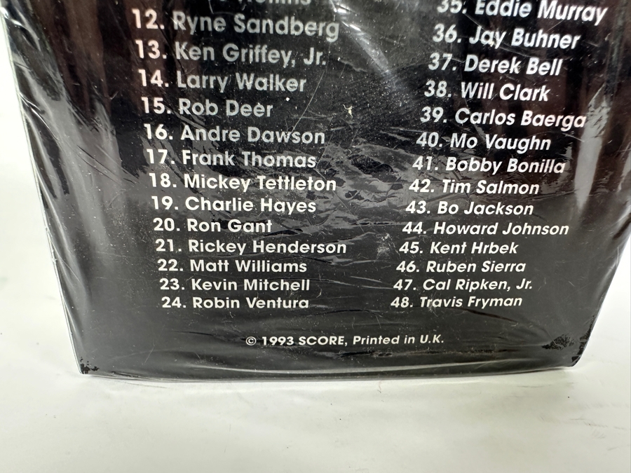 1993 Factory Sealed Pinnacle Score Home Run Club MLB Baseball Cards 48 Cards [Photo 4]