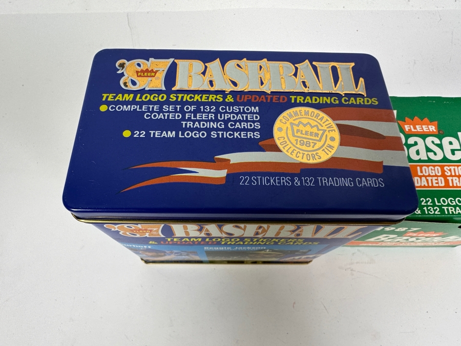 1987 Fleer Baseball Cards 132 Cards Plus 1987 Fleer Tin Updated Trading Cards & Stickers [Photo 6]