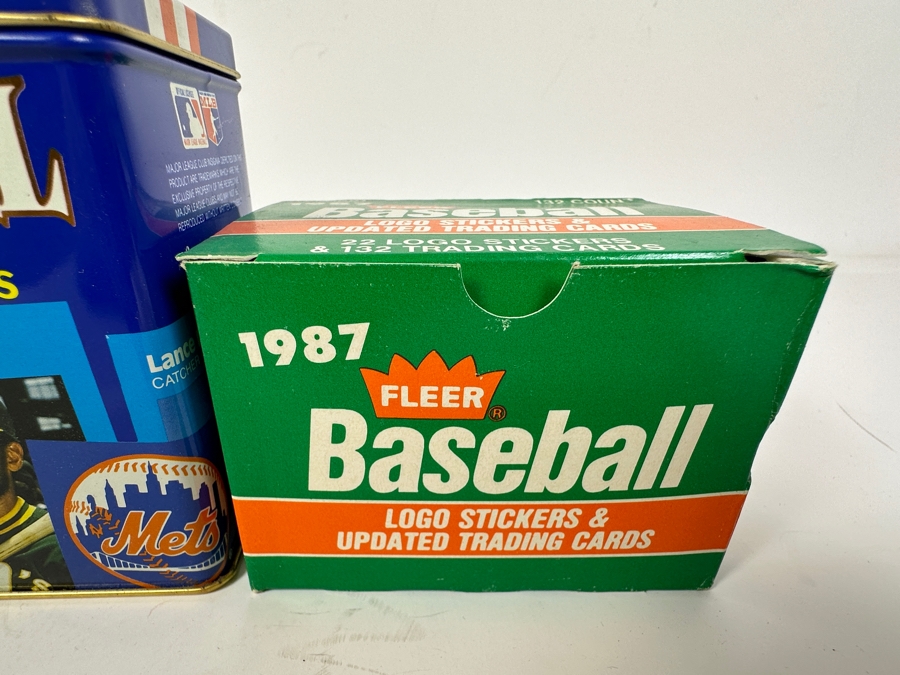 1987 Fleer Baseball Cards 132 Cards Plus 1987 Fleer Tin Updated Trading Cards & Stickers [Photo 4]