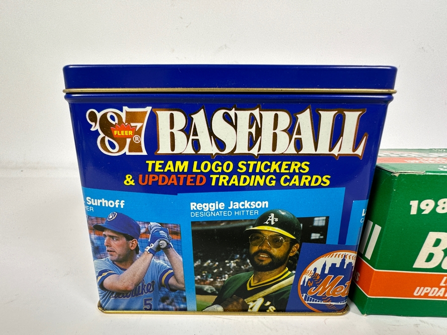 1987 Fleer Baseball Cards 132 Cards Plus 1987 Fleer Tin Updated Trading Cards & Stickers [Photo 3]