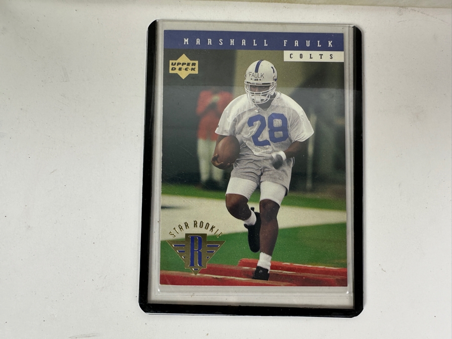 1994 Upper Deck Football Cards With Marshall Faulk Rookie Card [Photo 2]