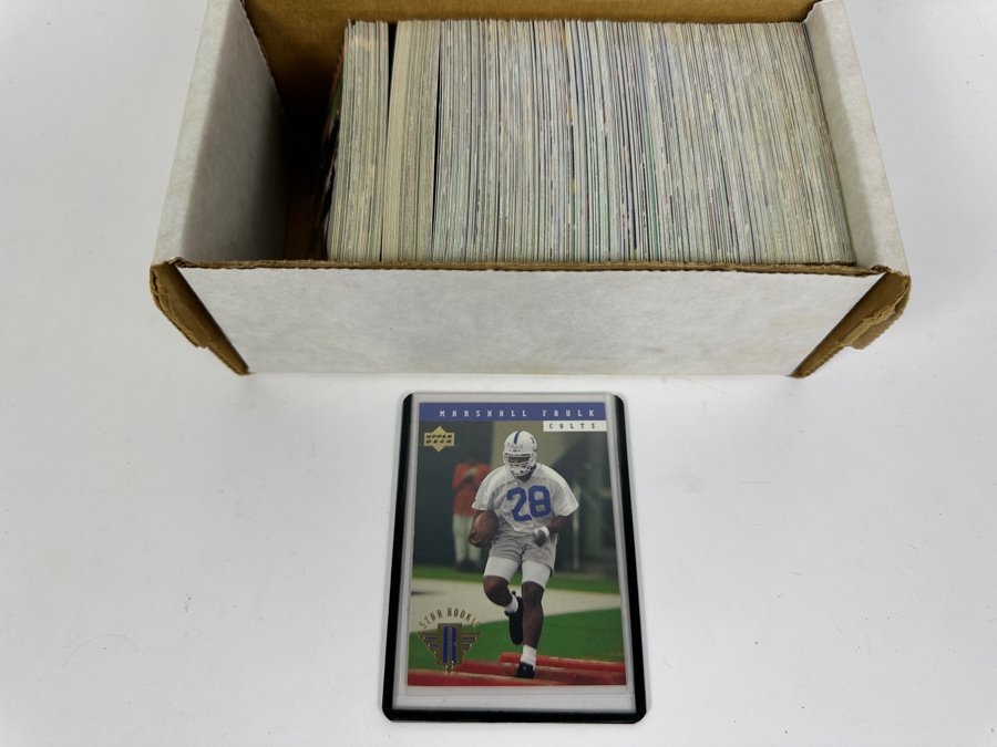 1994 Upper Deck Football Cards With Marshall Faulk Rookie Card [Photo 1]