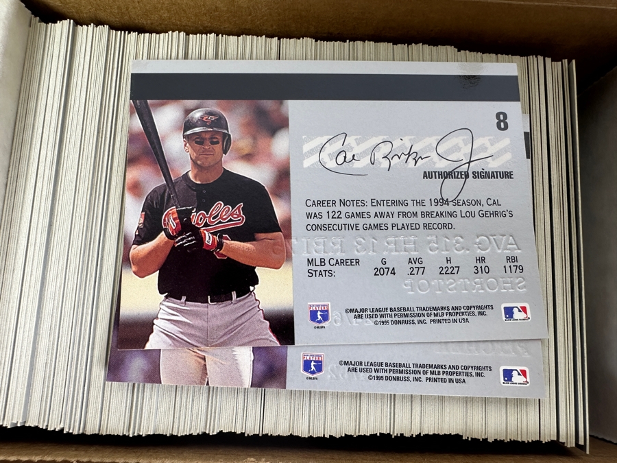 1995 Donruss Baseball Cards [Photo 4]