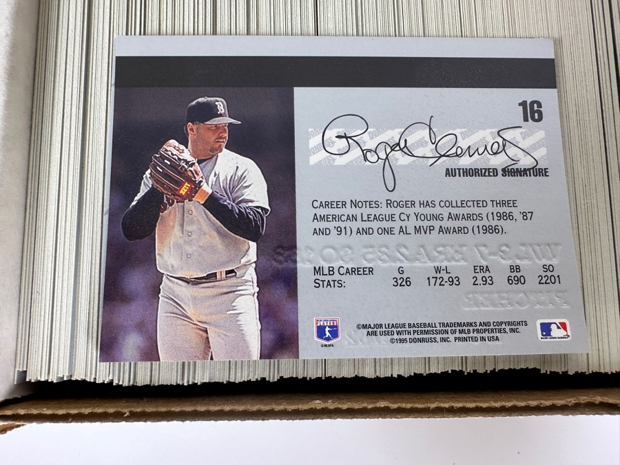 1995 Donruss Baseball Cards [Photo 3]