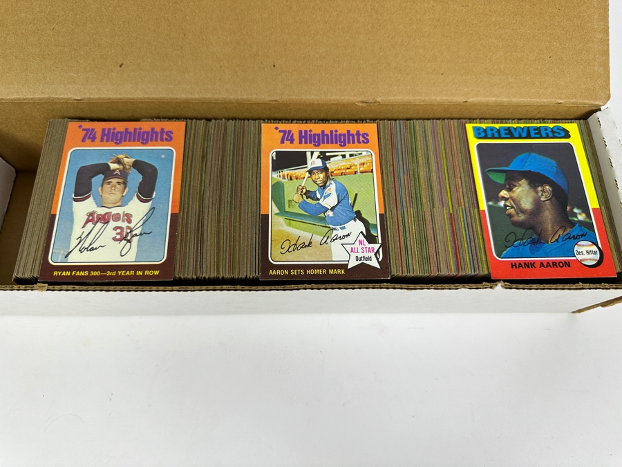 1975 Topps Baseball Cards - Look Up Values Of Cards In This Set