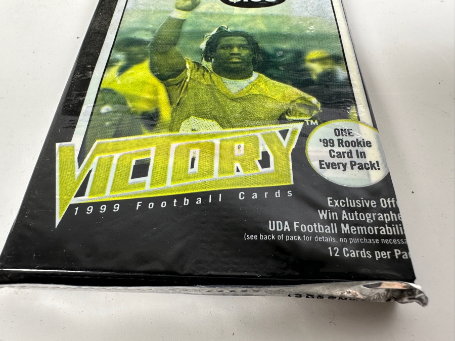 Factory Sealed 1999 Upper Deck Victory Football Cards 1999 Rookie Class With Ricky Williams - 12 Cards Per Pack - 56 Unopened Packs [Photo 6]