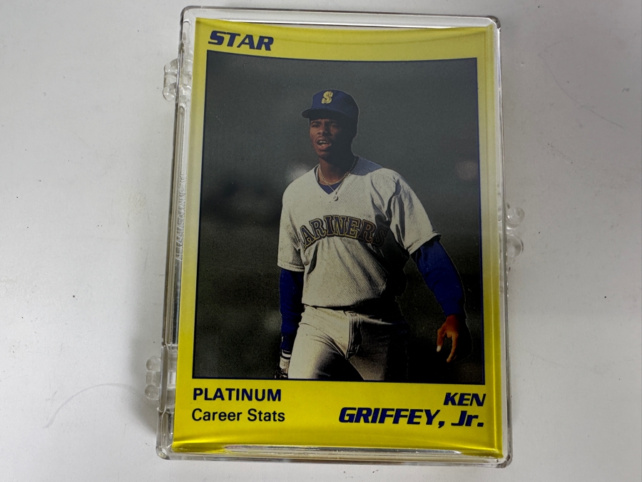 Rare Star 1990 Platinum Ken Griffey, Jr. Baseball Cards 842 Of 1,000 [Photo 1]