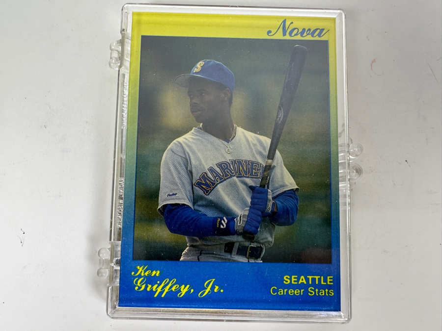 Rare Star 1991 Nova Ken Griffey, Jr. Baseball Cards 185 Of 500 [Photo 1]