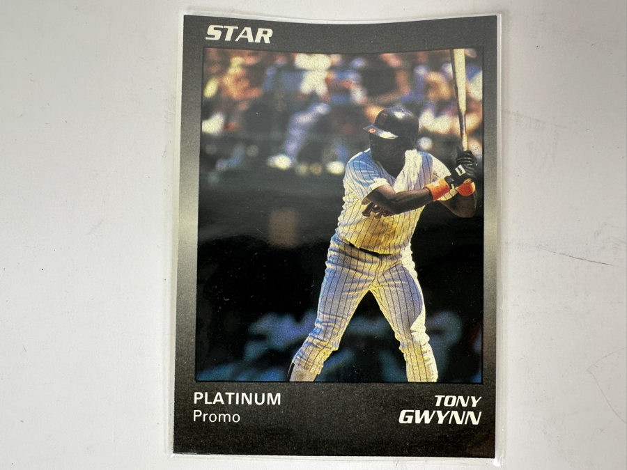 Rare Star Platinum Promo Tony Gwynn Baseball Card 1 Of 200 [Photo 1]