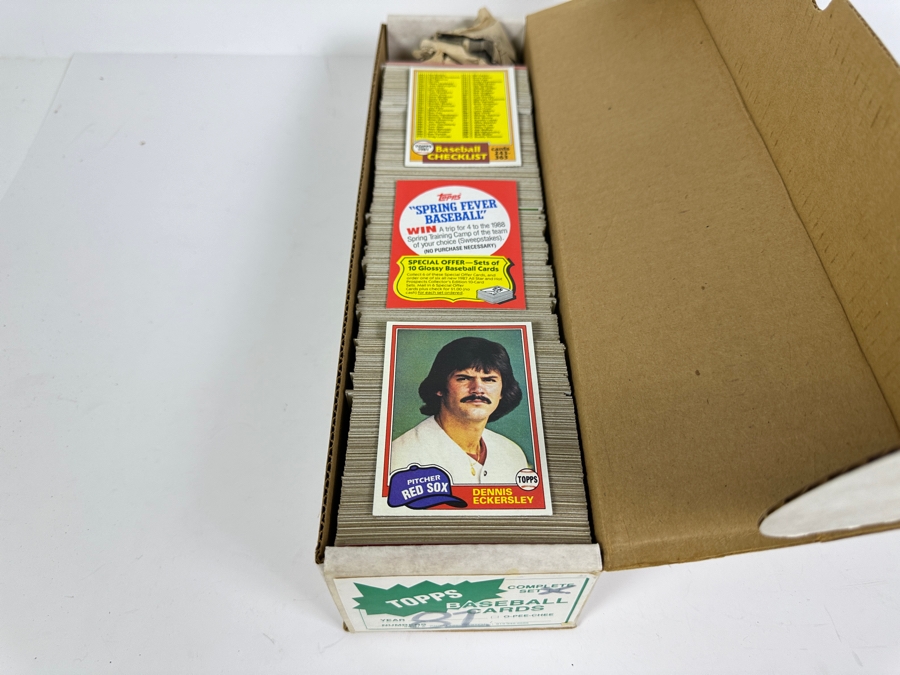 1981 Topps MLB Baseball Cards - Look Up Values Of Cards In This Set [Photo 2]
