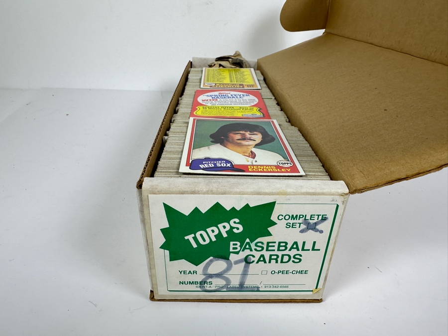 1981 Topps MLB Baseball Cards - Look Up Values Of Cards In This Set [Photo 3]