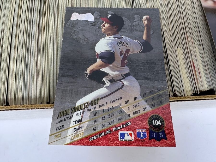 1993 Leaf Singles Series One MLB Baseball Cards [Photo 3]