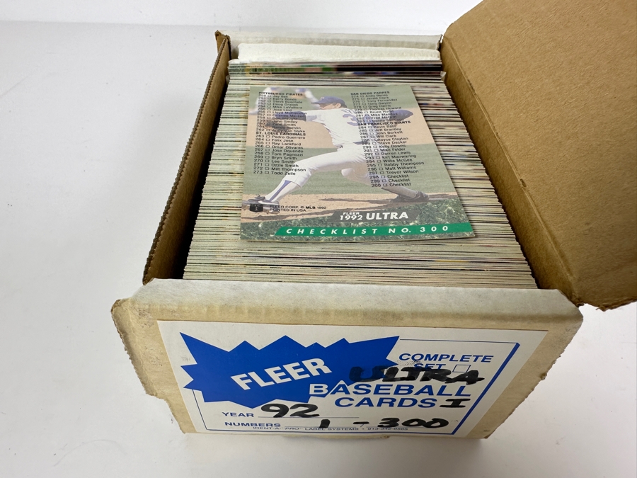 1992 Fleer Ultra MLB Baseball Cards I [Photo 1]