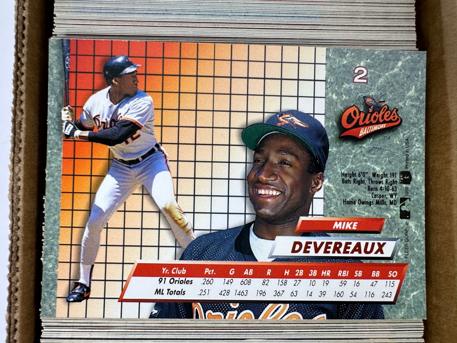 1992 Fleer Ultra MLB Baseball Cards [Photo 5]