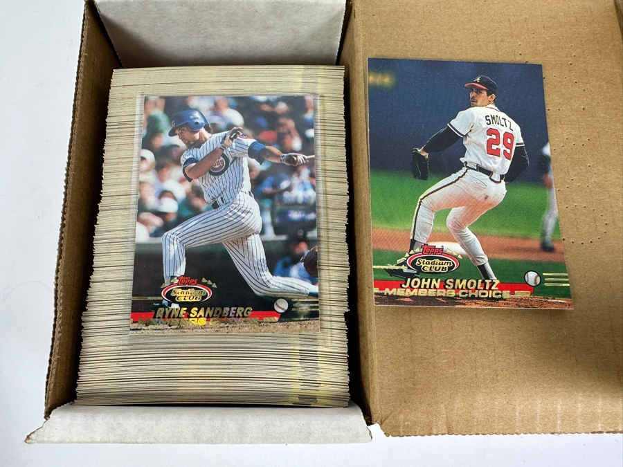 1993 Topps Stadium Club MLB Baseball Cards [Photo 1]