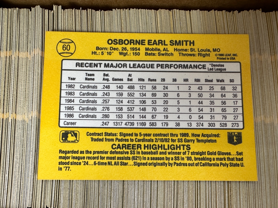 1987 Donruss MLB Baseball Cards [Photo 5]