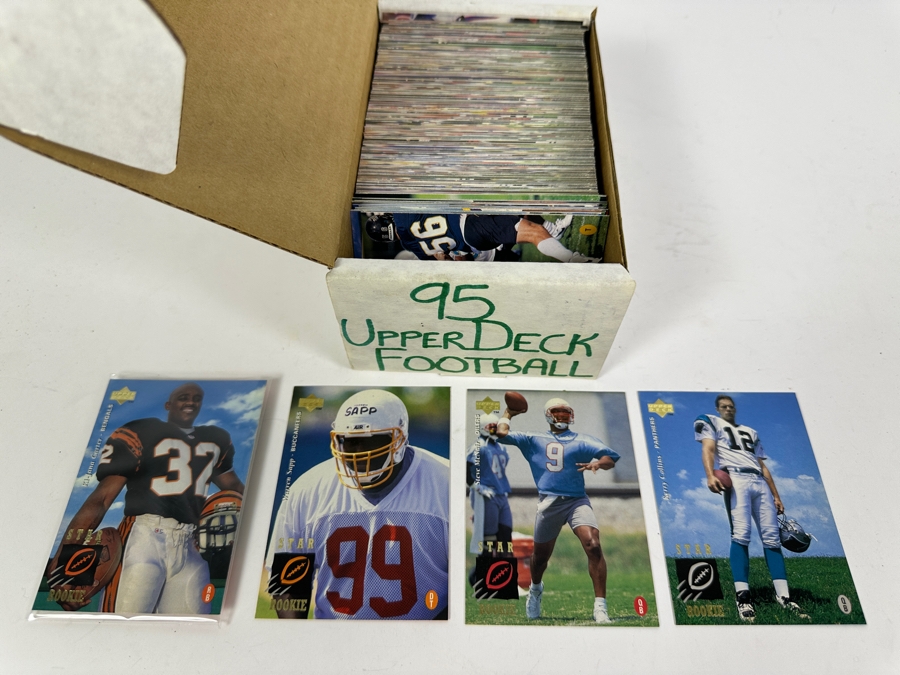1995 Upper Deck NFL Football Cards [Photo 1]